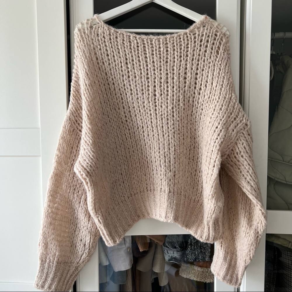 Cozy Peachy Sweater